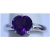 Image 1 : 18.30 CTW AMETHYST RING .925 STERLING SILVER