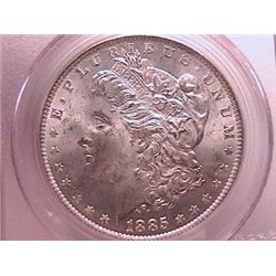 1885-O Morgan Dollar Ch MS64 PCGS