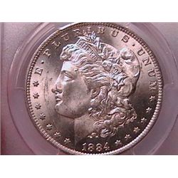 1884-O Morgan Dollar MS63 PCGS