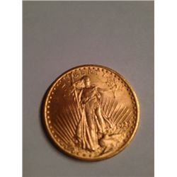 1922 $20 GOLD ST GAUDENS MS-63