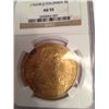 Image 1 : 1792 NRJJ COLUMBIA SPANISH GOLD 8 ESCUDO NGC AU55