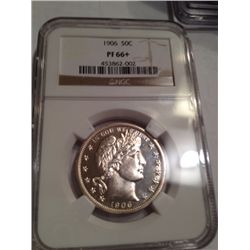 1906 SILVER BARBER HALF DOLLAR NGC PROOF