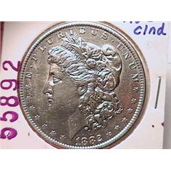 1882-O/S Morgan Dollar AU50