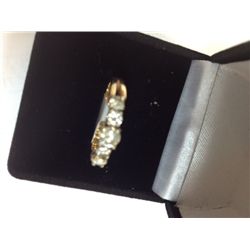 5 STONE DIAMOND LADIES RING, 14K GOLD