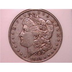 1904-S Morgan Dollar XF40 NGC, Semi Key Date