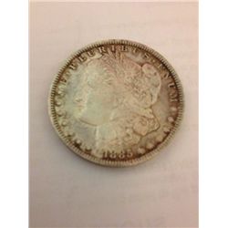 1885-0 MS-63 SILVER MORGAN DOLLAR