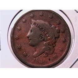 1836 CORONET CENT
