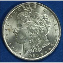 1886 Morgan Dollar AU