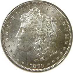 1879-S MORGAN SILVER DOLLAR MS-63
