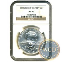 1998 $1 Robert F. Kennedy MS70
