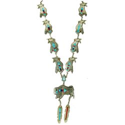 Zuni Inlay Necklace