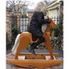 Image 7 : Large Wooden Rocking Horse Adult Size Hand Made