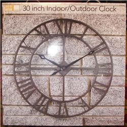 30" inch indoor outdoor clock