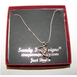 Silver Chain and pendant, Sandy K. Designs,