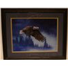 Image 1 : DAllen Lambson, Framed Eagle print,