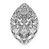 Image 1 : GIA CERT 0.5 CTW MARQUISE DIAMOND E/SI1