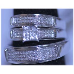 34.90 CTW 10K WHITE GOLD DIAMOND ENGAGEMENT RING