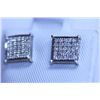 Image 1 : 3.7 CTW 10K WHITE GOLD DIAMOND EARRING