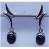 Image 1 : 22.50 CTW AMETHYST EARRING .925 STERLING SILVER