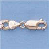 Image 1 : Genuine 16" 14k  Gold-Yellow 6.0mm Rhod Figaro Chain