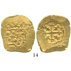 Mexico City, Mexico, cob 4 escudos, (1711-13)(J), from the 1715 Fleet.