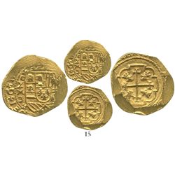 Mexico City, Mexico, cob 4 escudos, 1713J, from the 1715 Fleet.