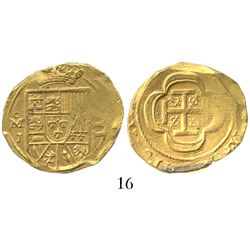 Mexico City, Mexico, cob 4 escudos, (1714)J, from the 1715 Fleet.