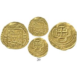 Mexico City, Mexico, cob 2 escudos, 1714J, from the 1715 Fleet.
