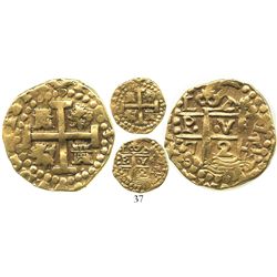 Lima, Peru, cob 2 escudos, 1720M.