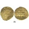 Image 1 : Bogota, Colombia, cob 2 escudos, Charles II, (1)666(R ), rare.