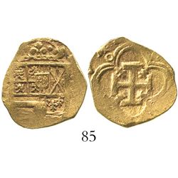 Seville, Spain, cob 2 escudos, Philip III, assayer not visible.