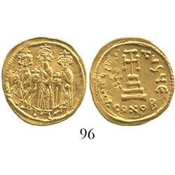 Byzantine Empire, AV solidus, Heraclius, 610-641 AD, Constantinople mint.