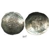 Image 1 : Byzantine Empire, electrum aspron trachy (scyphate), Manuel I, 1143-80 AD, Constantinople mint.