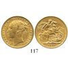 Image 1 : Sydney, Australia, sovereign, Victoria (young head), 1876.