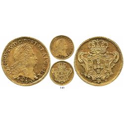 Brazil (Rio mint), 6400 reis, Joao V, 1750-R.