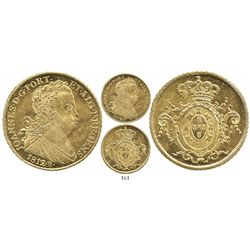 Brazil (Rio mint), 6400 reis, Joao VI, 1812/1, unlisted overdate.