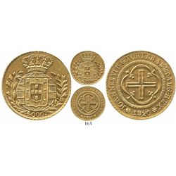 Brazil (Rio mint), 4000 reis, Joao VI, 1820.