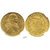 Image 1 : Santiago, Chile, bust 8 escudos, Ferdinand VII (bust of Charles IV), 1817/8FJ, encapsulated NGC MS 6