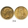 Image 1 : Great Britain (London, England), sovereign, Victoria (young head), 1851.