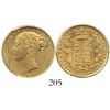 Image 1 : Great Britain (London, England), sovereign, Victoria (young head), 1870, die #119, WW in relief, fro