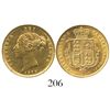 Image 1 : Great Britain (London, England), 1/2 sovereign, Victoria (young head), 1873.