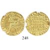 Image 1 : Utrecht, United Netherlands, ducat, 1724, encapsulated NGC MS 63, from the Akerendam (1725).