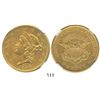 Image 1 : USA (San Francisco mint), $20 (double eagle) coronet Liberty, 1856-S, encapsulated NGC UNC details /