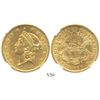 Image 1 : USA (Philadelphia mint), $20 (double eagle) coronet Liberty, 1873, open 3, encapsulated NGC AU 55.
