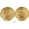 Image 1 : USA (Philadelphia mint), $20 (double eagle) St. Gaudens, 1927, encapsulated NGC MS 62.