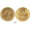 Image 1 : USA (Philadelphia mint), $10 (eagle) coronet Liberty, 1892, rare.