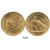 Image 1 : USA (Philadelphia mint), $10 (eagle) Indian head, 1912, encapsulated NGC AU 55.