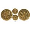 Image 1 : USA (Dahlonega mint), $5 (half eagle) coronet Liberty, 1846-D/D.