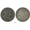 Image 1 : USA (Philadelphia mint) 1 dollar (draped bust) Liberty, 1797, 9 stars left, 7 stars right, large let
