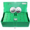 Image 1 : Original green-plastic "monster box" (500 pieces) of USA (West Point mint), $1 Liberty (American Eag